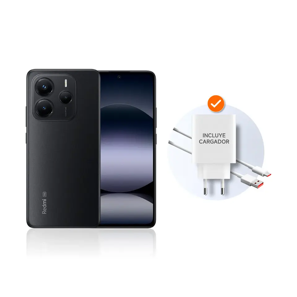 KIT CELULAR REDMI REDMI NOTE 14 5G 256GB MIDNIGHT BLACK + XIAOMI SOUND POCKET 5W 8