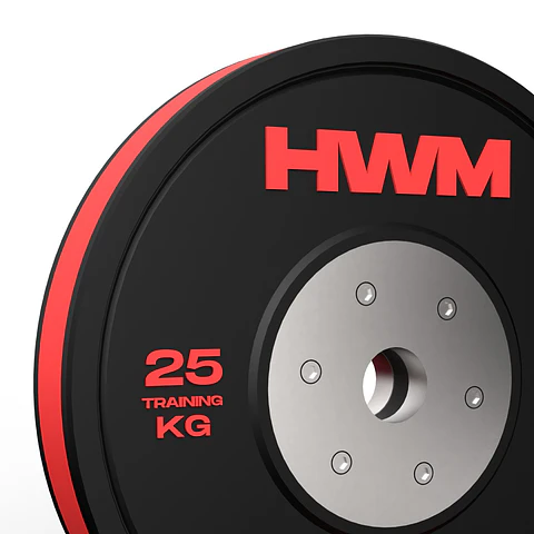 Par Bumper Plates Color Stripe 25kg | HWM
