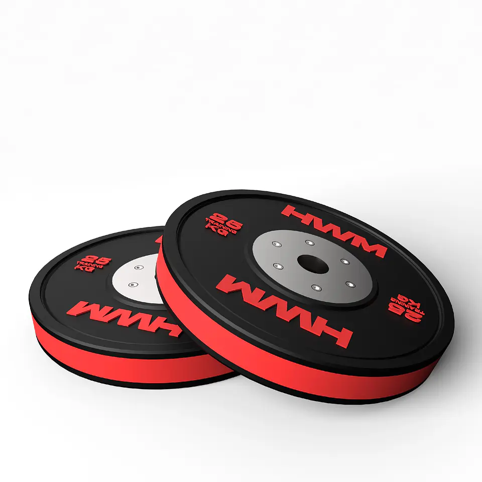 Par Bumper Plates Color Stripe 25kg | HWM 3