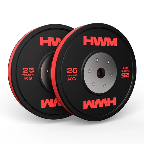 Par Bumper Plates Color Stripe 25kg | HWM