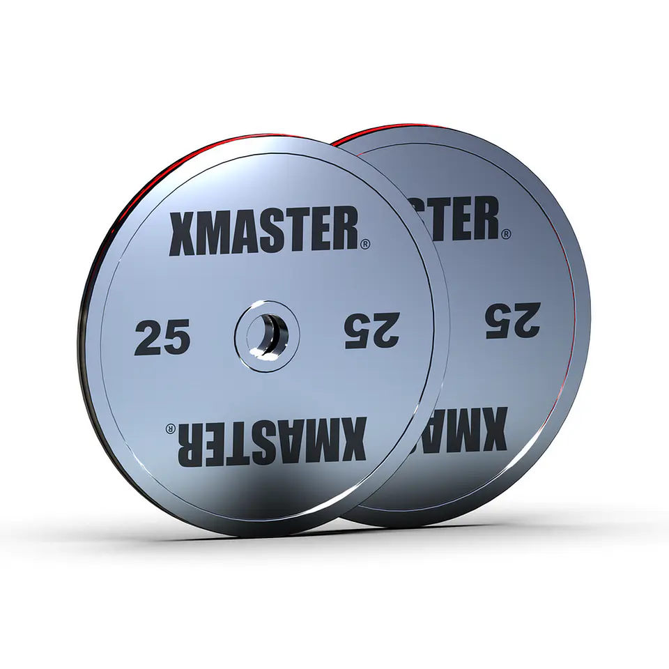 Par Discos Powerlifting Chromed Steel 25kg | XMASTER 1
