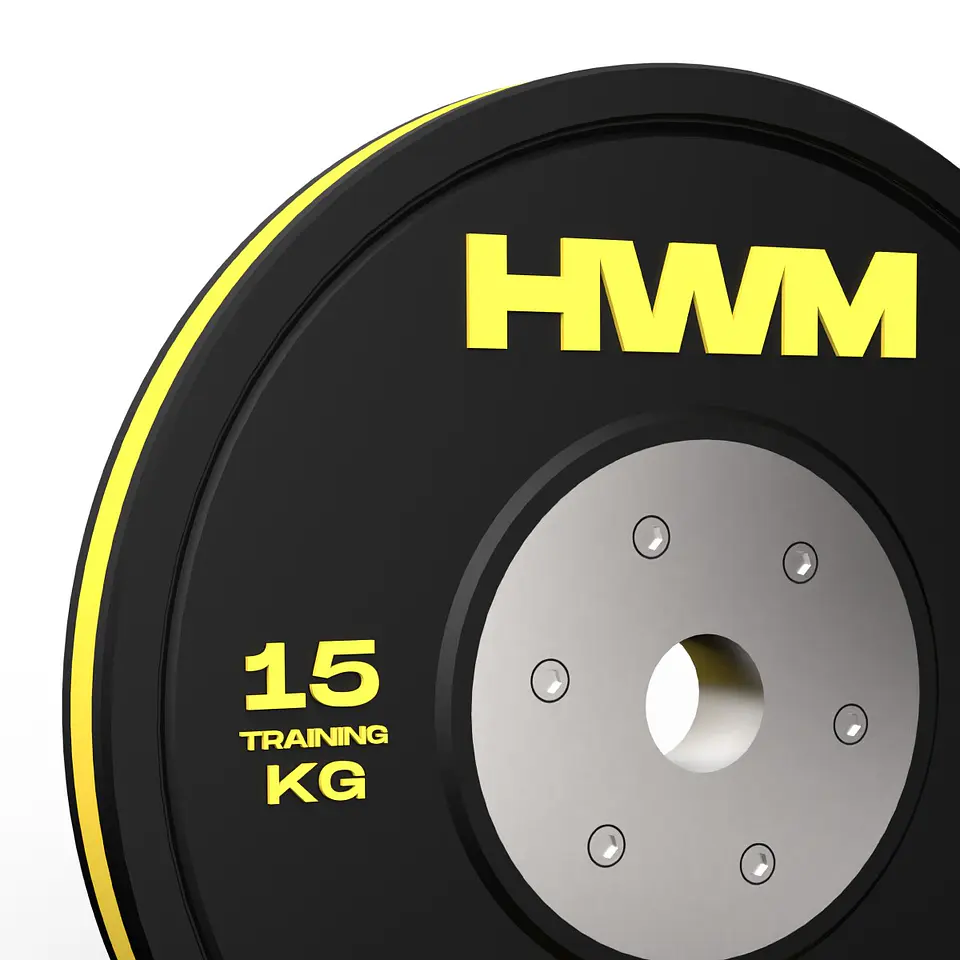 Par Bumper Plates Color Stripe 15kg | HWM® 2