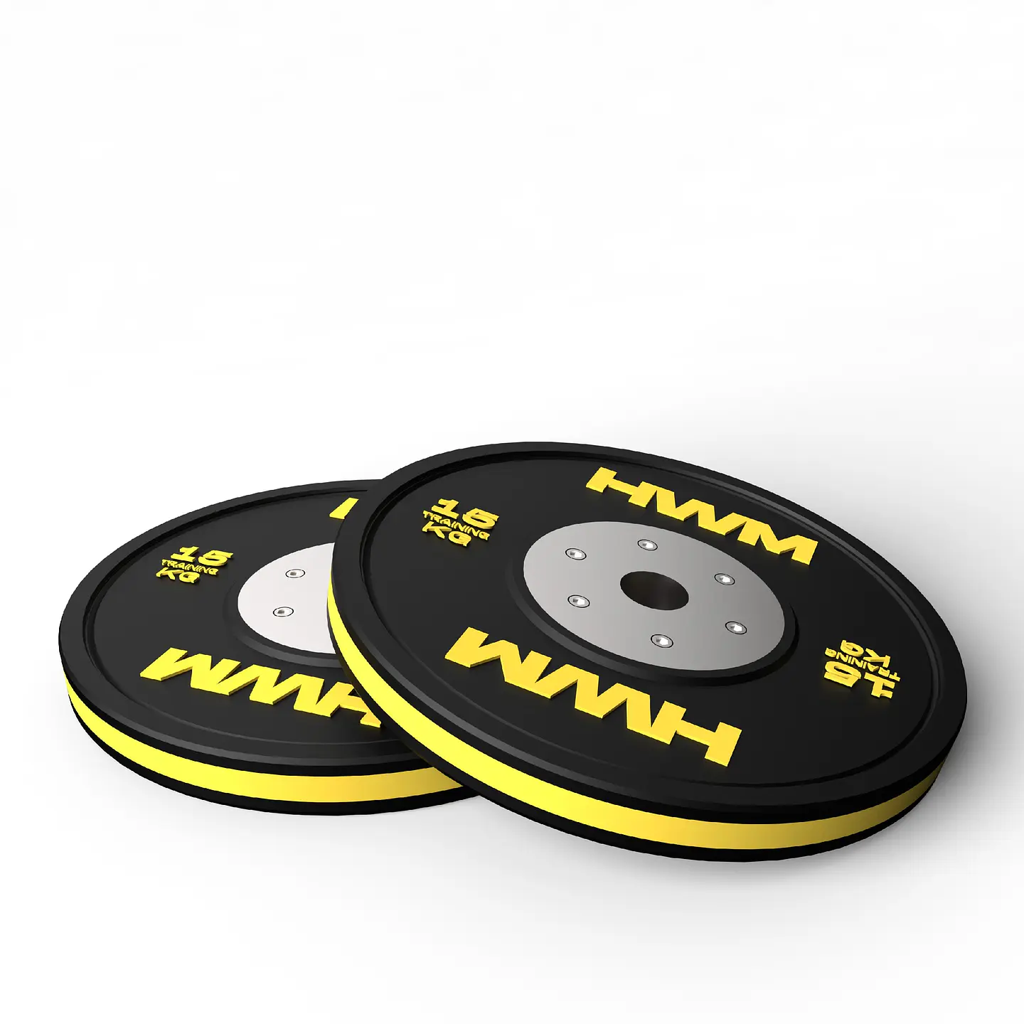 Par Bumper Plates Color Stripe 15kg | HWM® 3