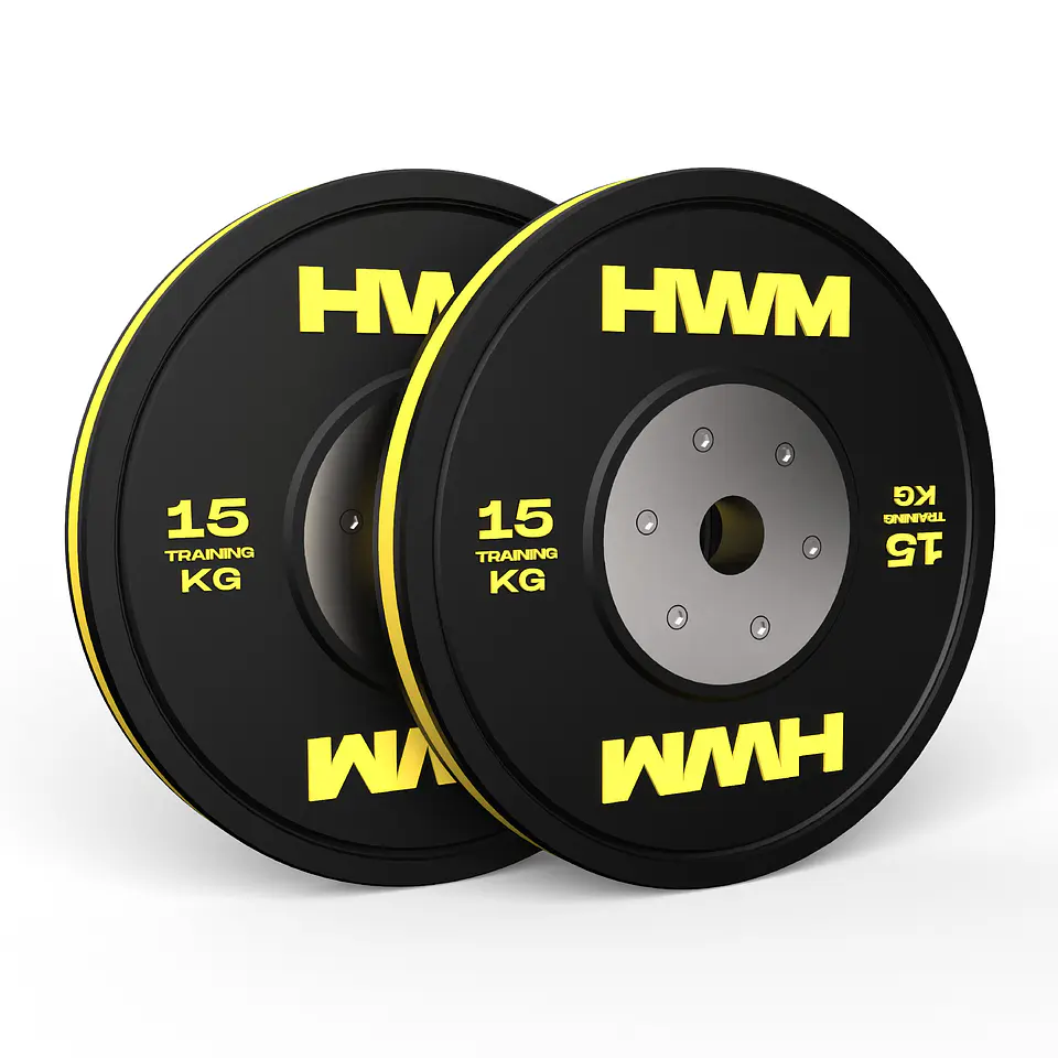 Par Bumper Plates Color Stripe 15kg | HWM® 1