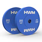 Par Bumper Plates Full Color 20kg | HWM® - Miniatura 1