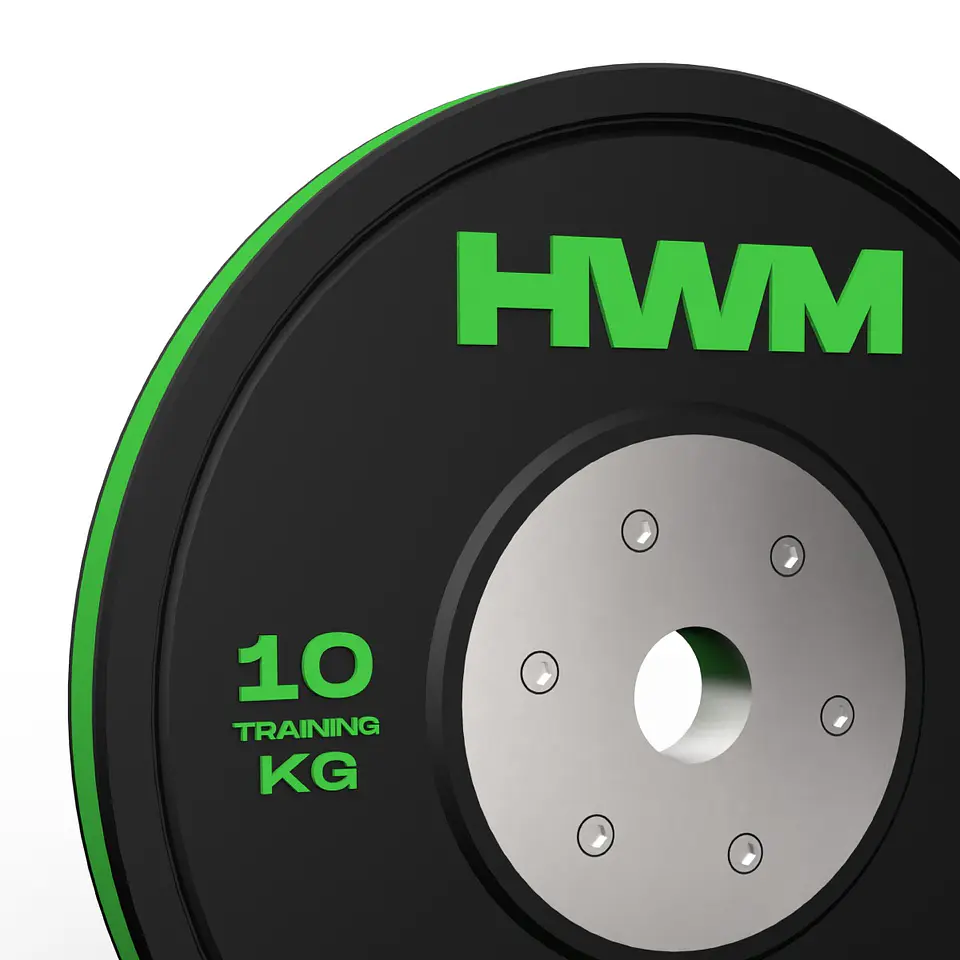 Par Bumper Plates Color Stripe 10kg | HWM 3