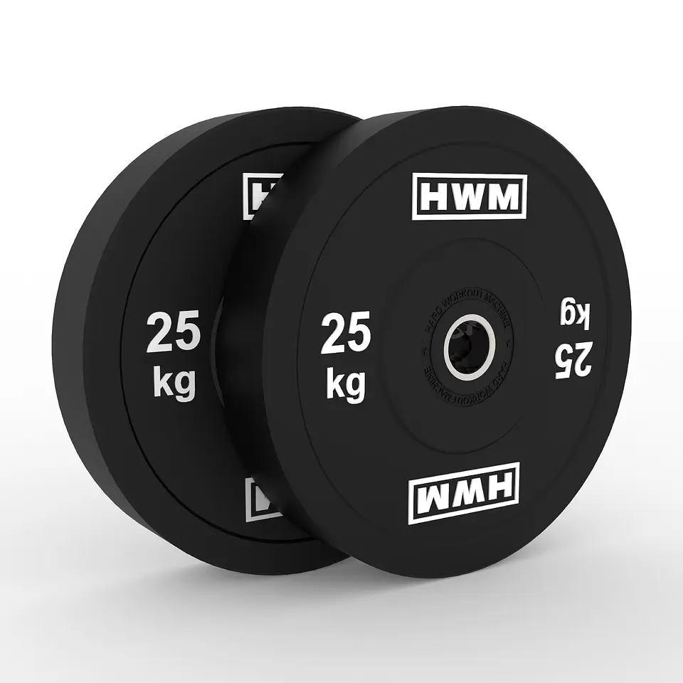 Par Bumper Plates Classic Black 25kg | HWM® 1