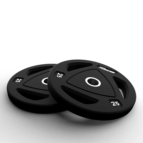 Par Discos Olímpicos Grip Rubber 25kg | PROmachine