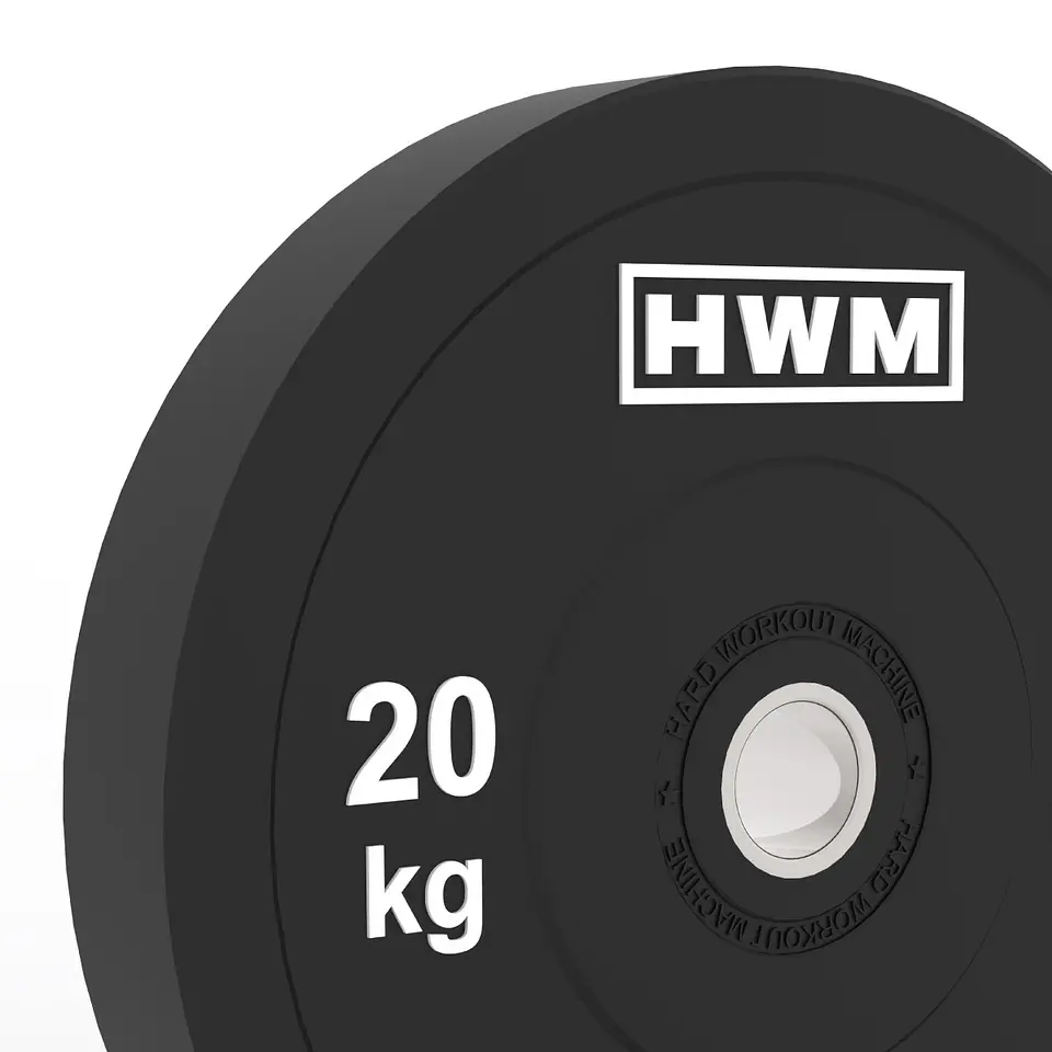Par Bumper Plates Classic Black 20kg | HWM® 2
