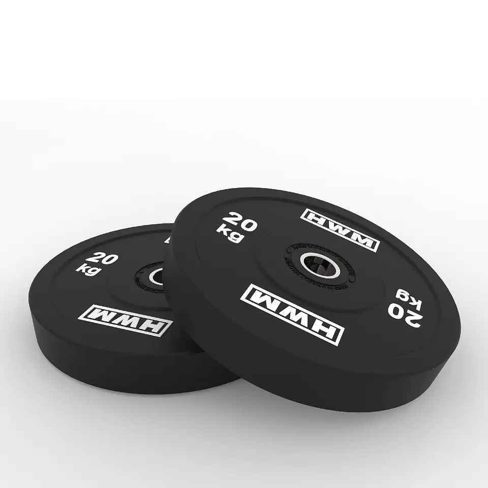 Par Bumper Plates Classic Black 20kg | HWM® 3