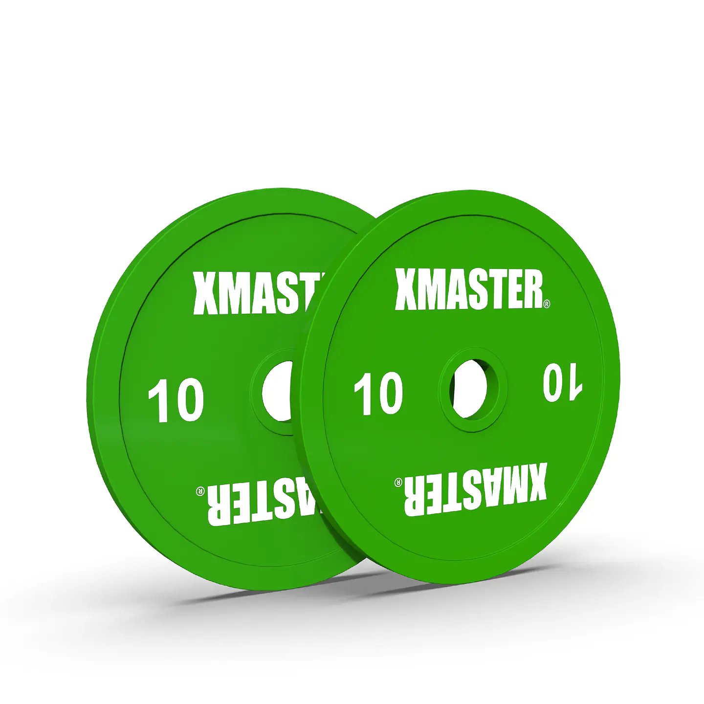 Par Discos Calibrados Powerlifting 10kg Verde | XMASTER 1