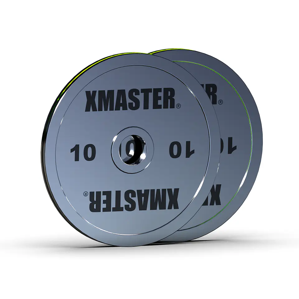 Par Discos Powerlifting Chromed Steel 10kg | XMASTER 1