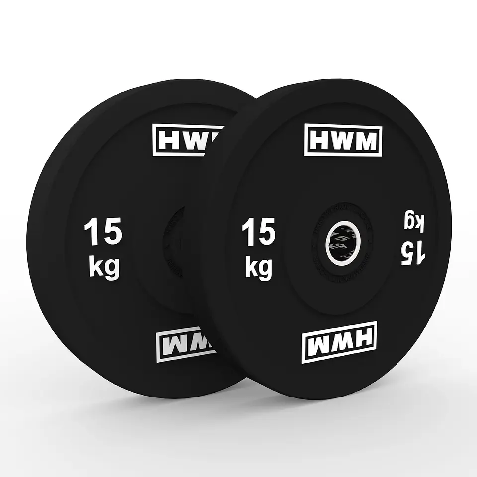 Par Bumper Plates Classic Black 15kg | HWM® 1
