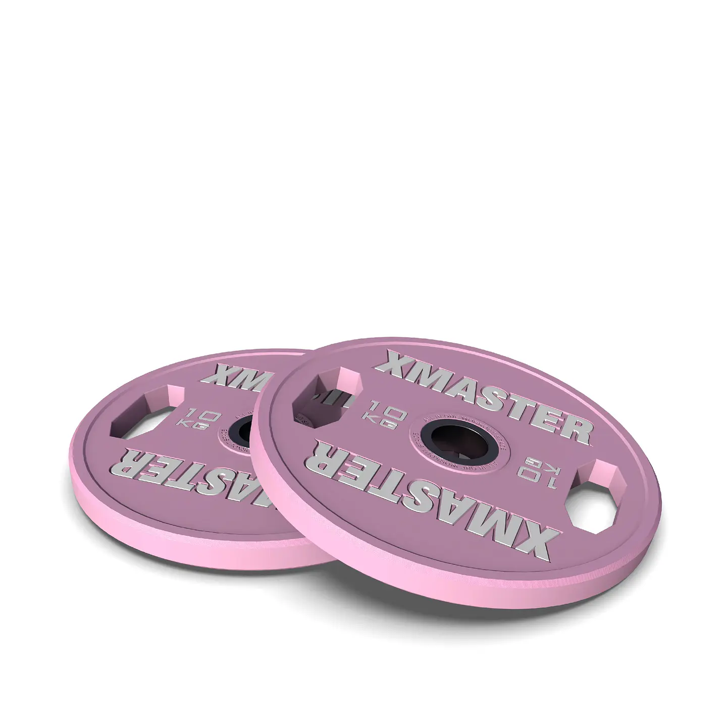 Par Discos Olímpicos CPU Pink Grip 10kg | XMASTER 1