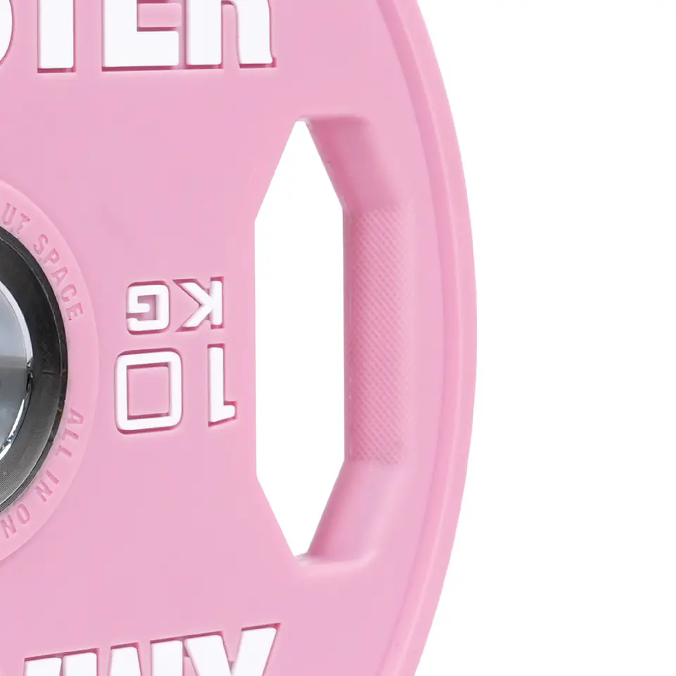 Par Discos Olímpicos CPU Pink Grip 10kg | XMASTER 3