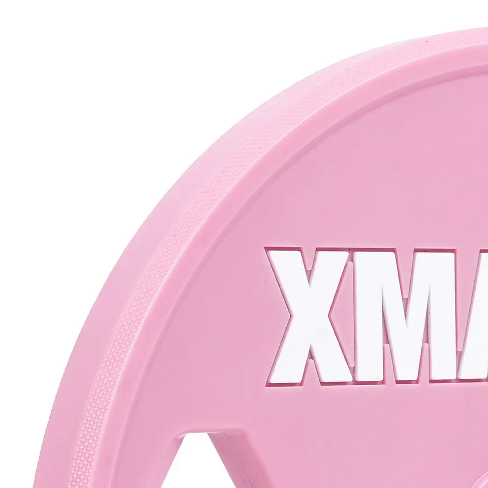 Par Discos Olímpicos CPU Pink Grip 10kg | XMASTER 4