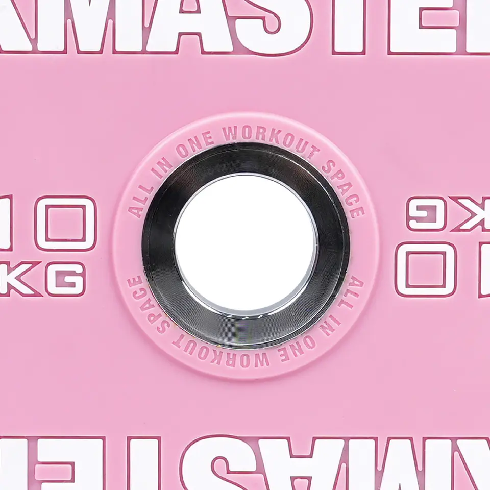 Par Discos Olímpicos CPU Pink Grip 10kg | XMASTER 5