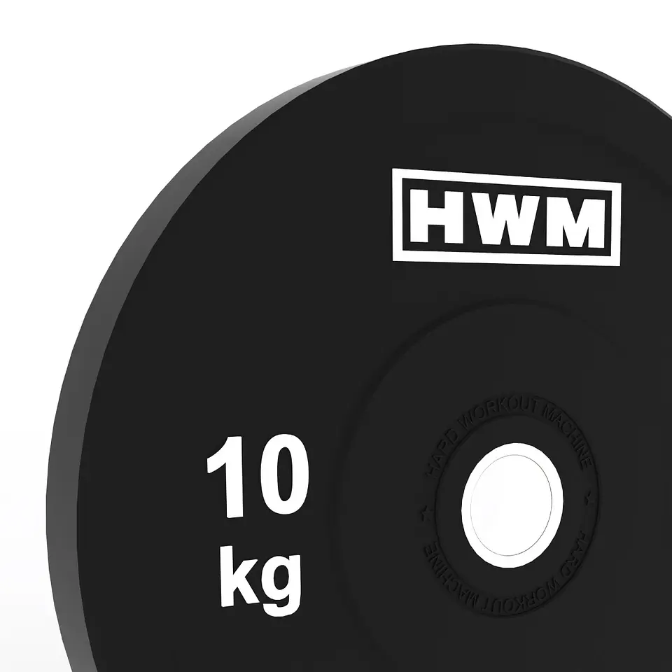 Par Bumper Plates Classic Black 10kg | HWM® 2