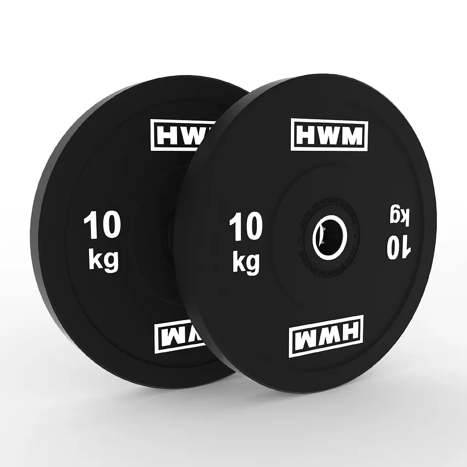 Par Bumper Plates Classic Black 10kg | HWM® 1