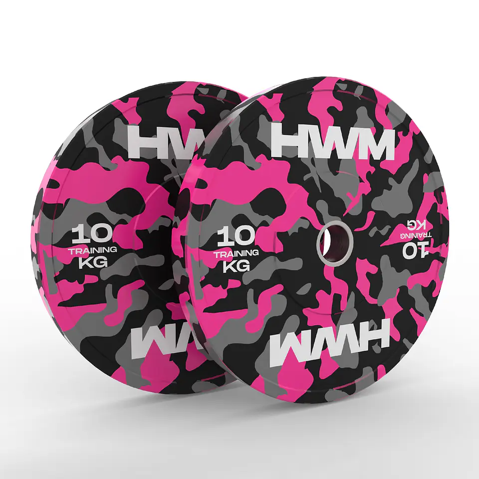 Par Bumper Plates Pink Color 10kg | HWM® HWM® $69.990 Impuesto incluido 1