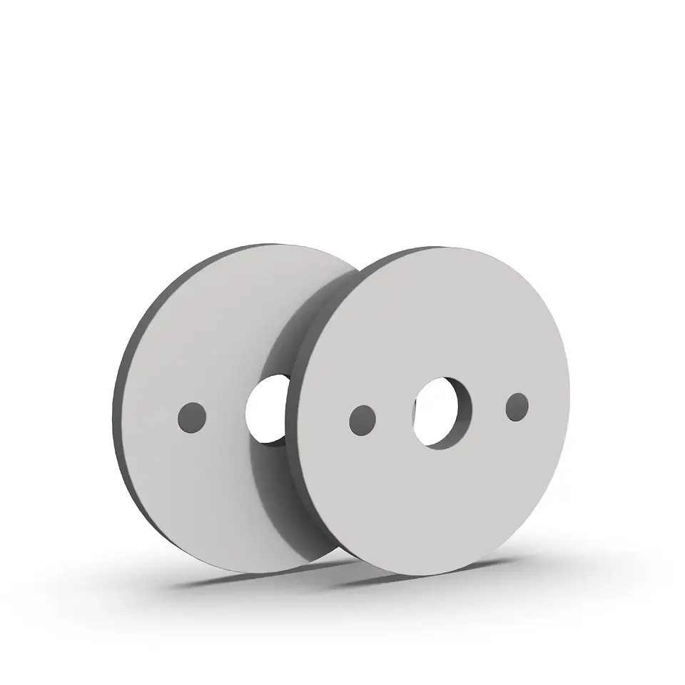 Par Discos Calibrados Powerlifting 5kg Blanco | XMASTER 2