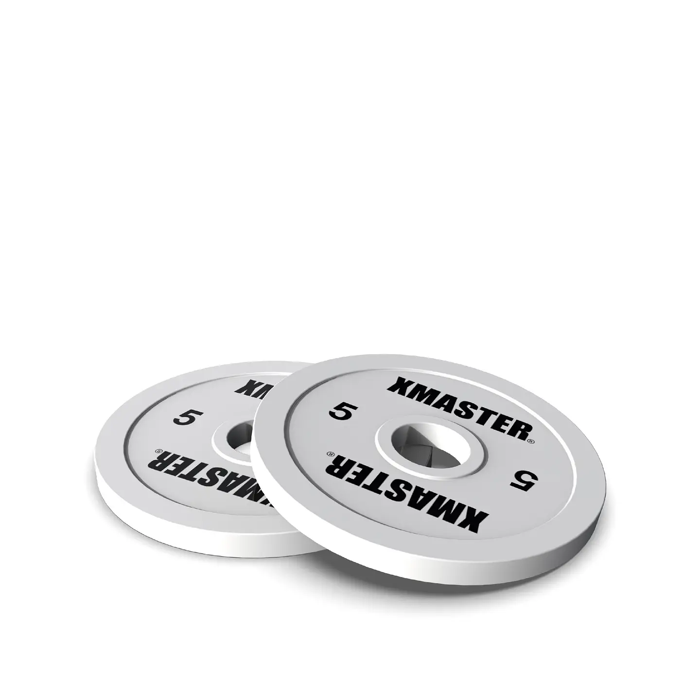 Par Discos Calibrados Powerlifting 5kg Blanco | XMASTER 3