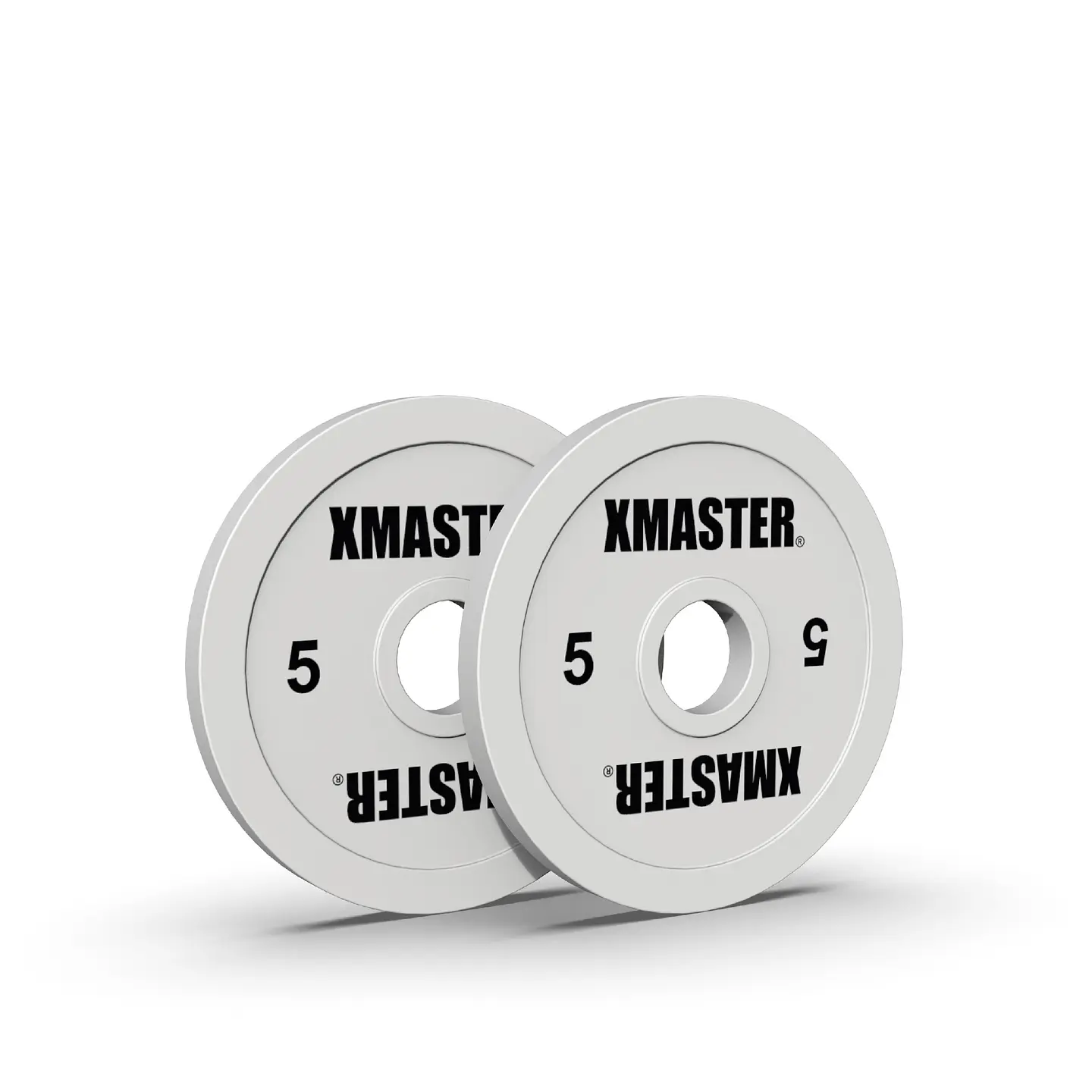 Par Discos Calibrados Powerlifting 5kg Blanco | XMASTER 1