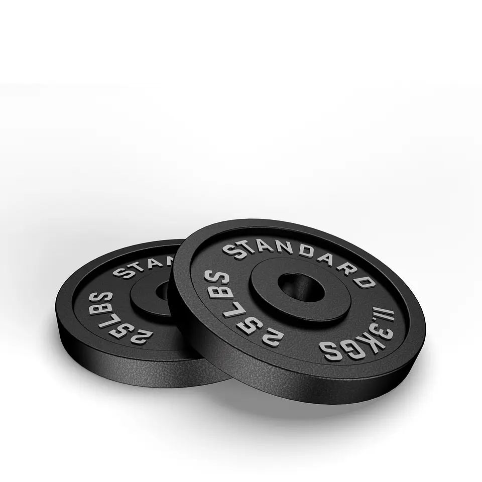 Par Discos Olímpicos 25lb | Barbell Standard 3