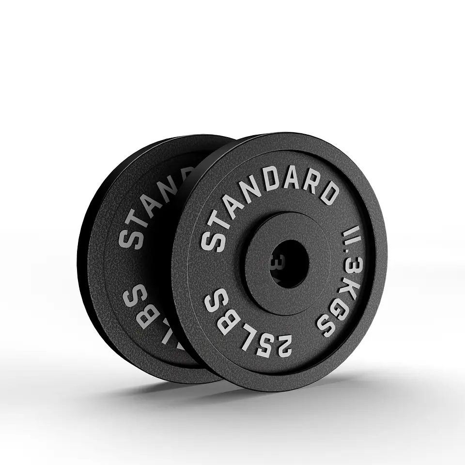 Par Discos Olímpicos 25lb | Barbell Standard 1