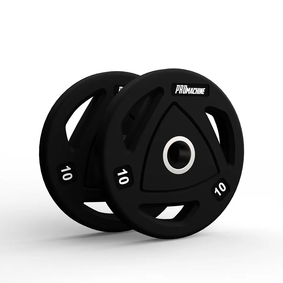 Par Discos Olímpicos Grip Rubber 10kg | PROmachine 1