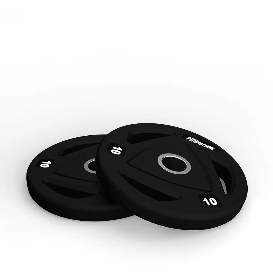 Par Discos Olímpicos Grip Rubber 10kg | PROmachine 2