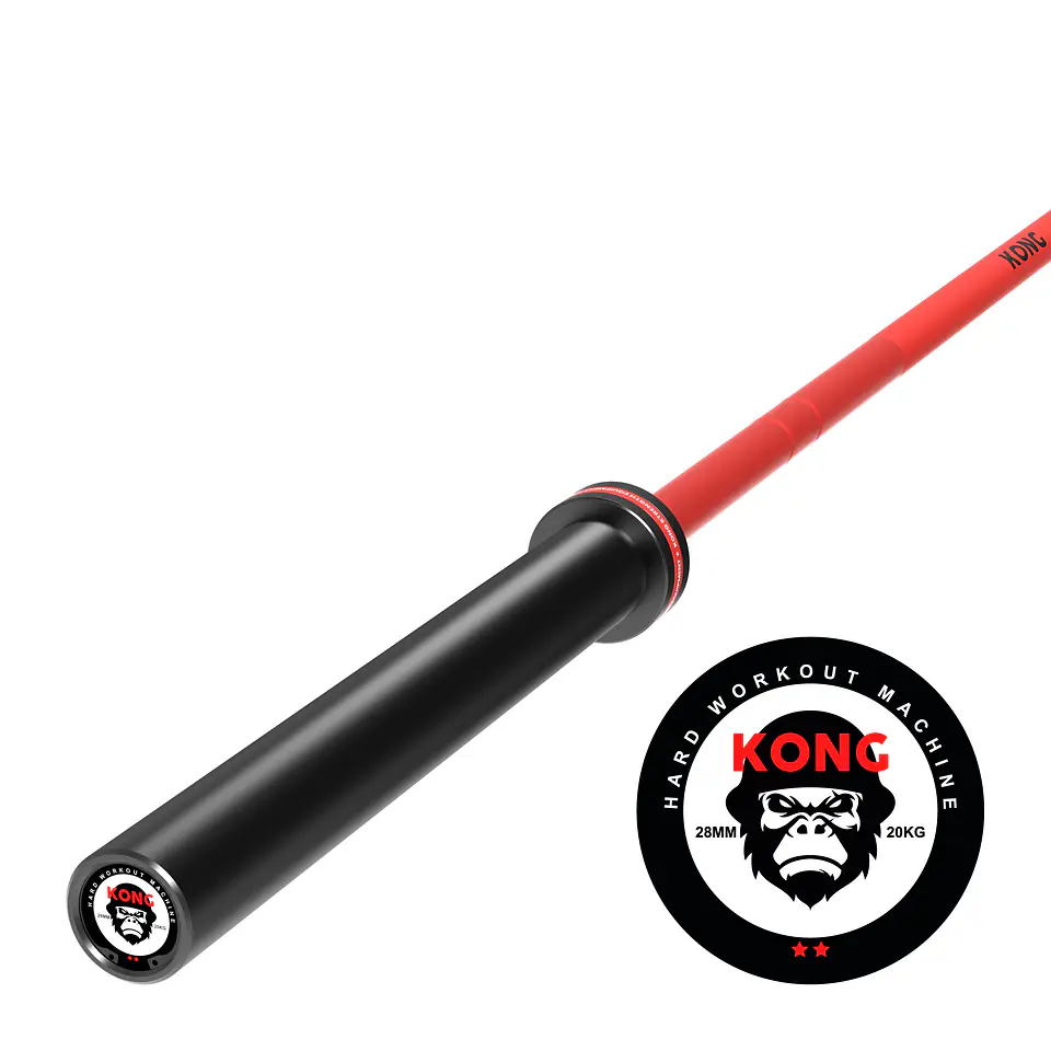 Barra Olímpica Cerakote Rojo 20kg | KONG 1