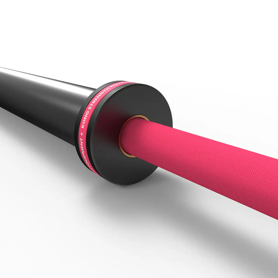 Barra Olímpica Cerakote Pink 15kg | KONG 6