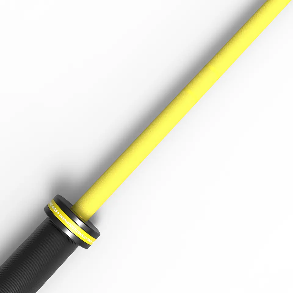 Barra Olímpica Cerakote Amarillo 15kg | KONG 6