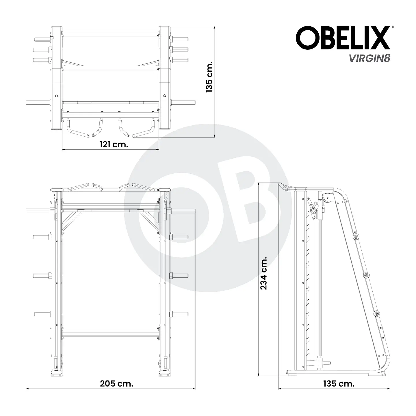 Jaula Smith Vertical V8 Series | Obelix 2