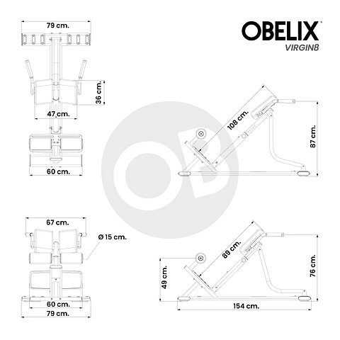 Banco Lumbar V8 Series | Obelix
