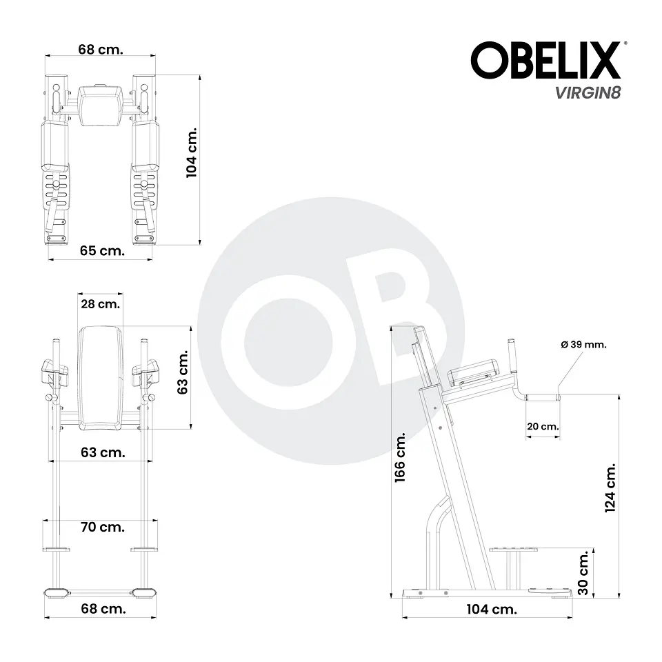Banco Abdominal Fondo V8 Series | Obelix 3