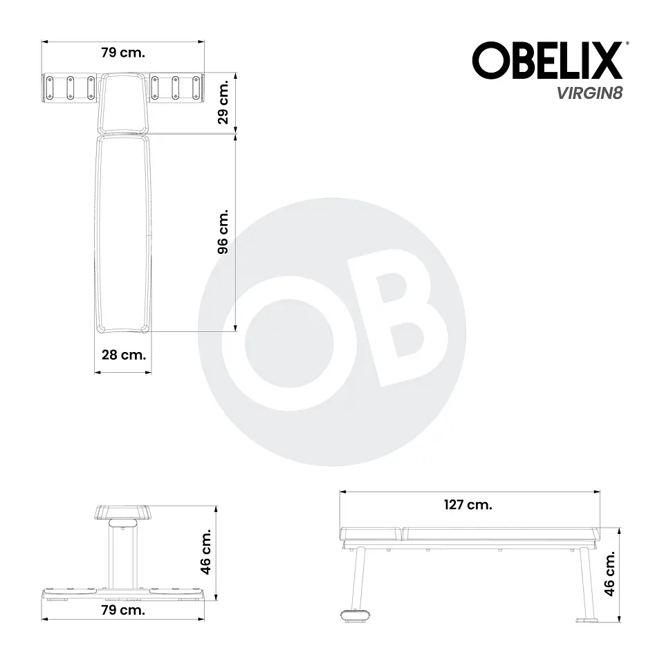 Banco Plano V8 Series | Obelix 2