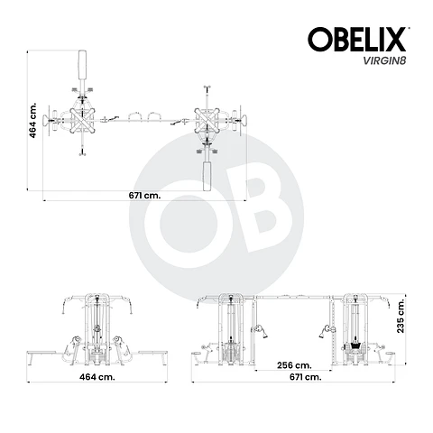 Multi Estación 8 Stacks V8 Series | Obelix