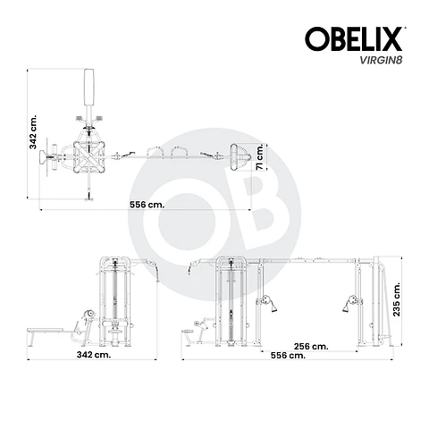 Multi Estación 5 Stacks V8 Series | Obelix