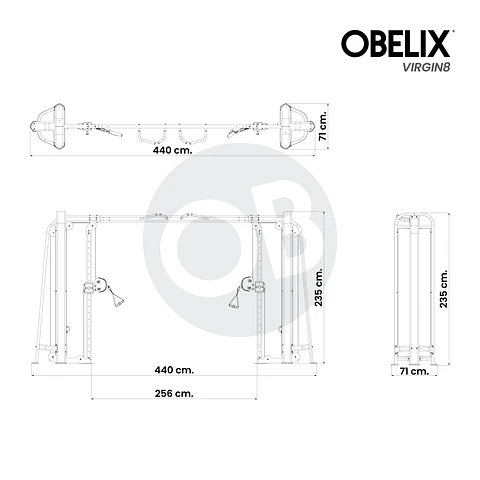 Polea Cruzada V8 Series | Obelix