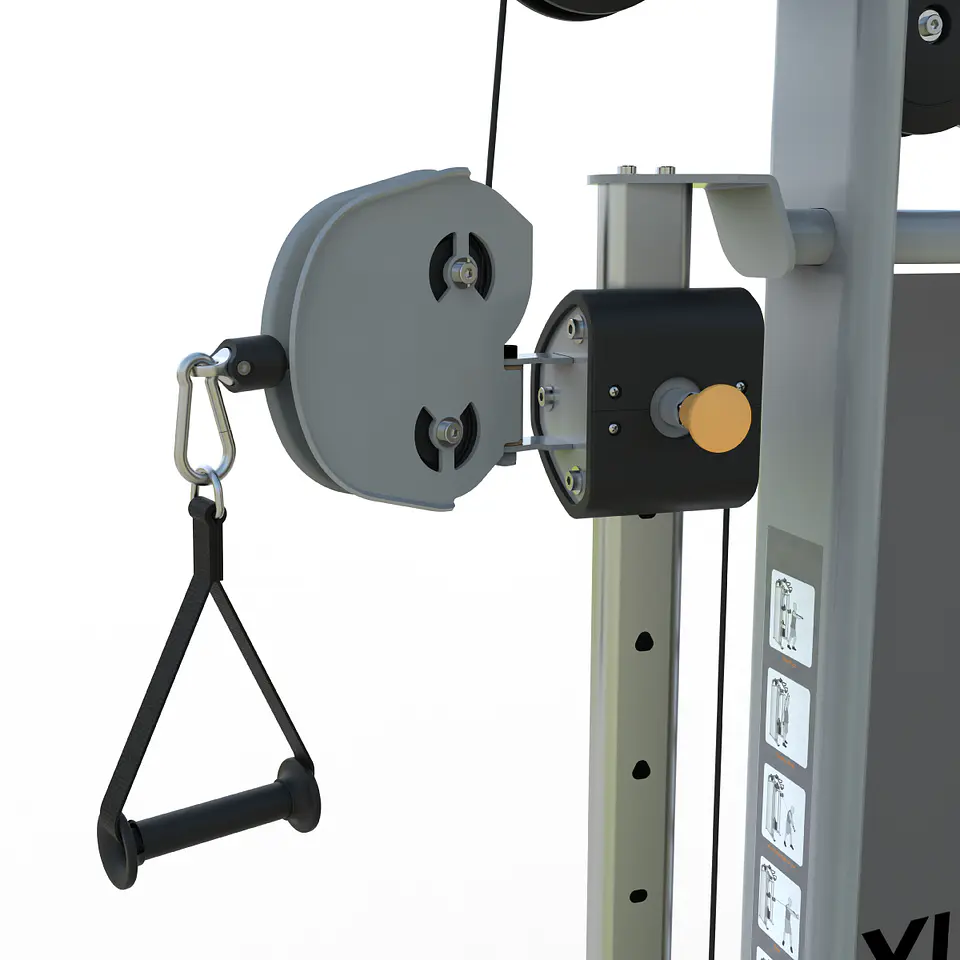 Polea Cruzada Corta V8 Series | Obelix 3