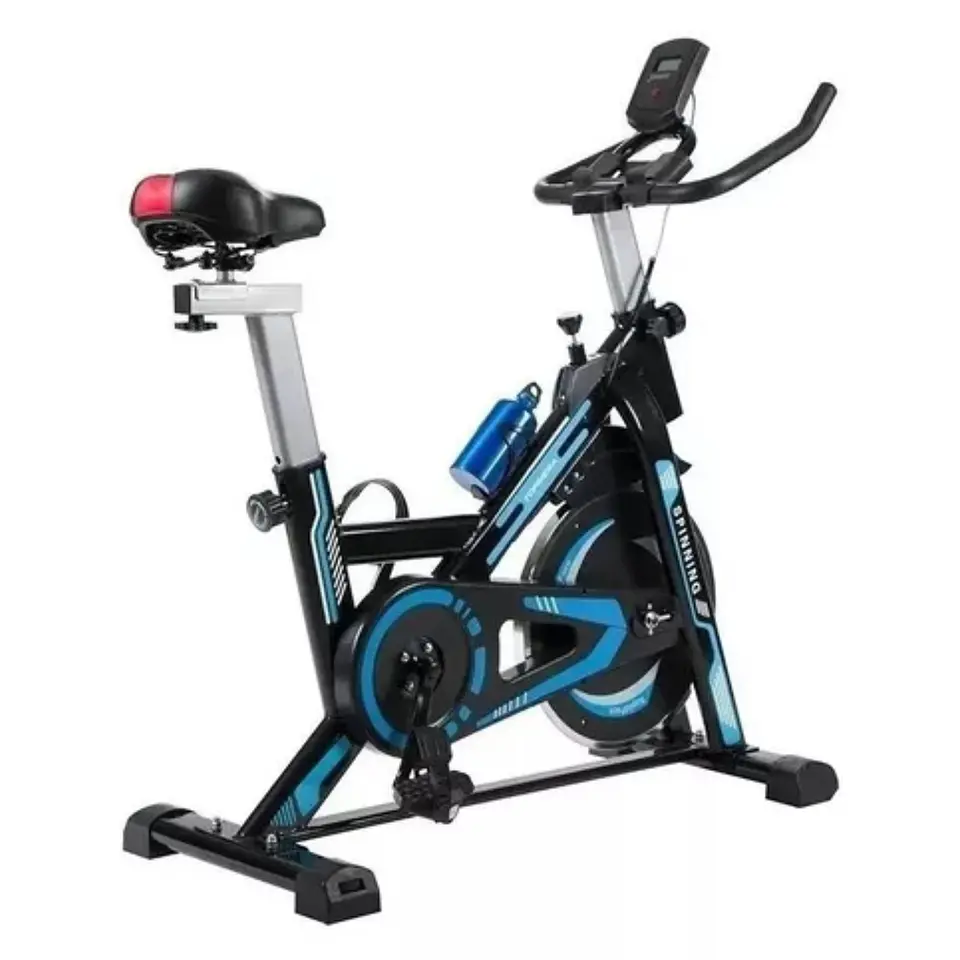 BICICLETA ESTÁTICA IMPORTCLICK DEP.106 SPINNING PROFESIONAL AZUL 1