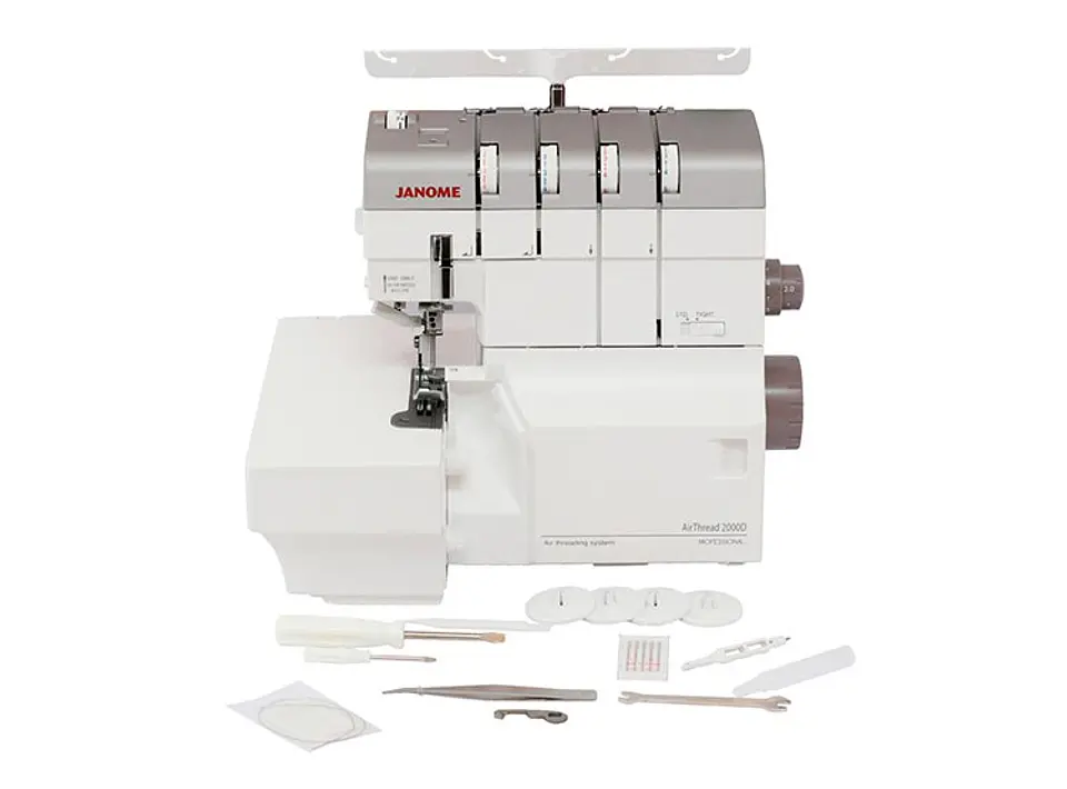 MÁQUINA OVERLOCK JANOME AIRTHREAD 2000D 3