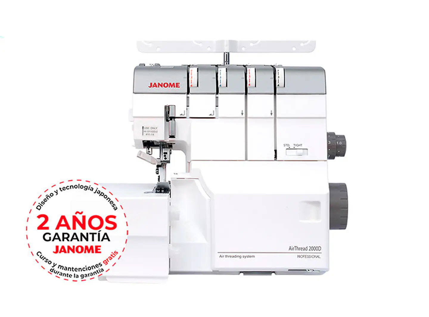 MÁQUINA OVERLOCK JANOME AIRTHREAD 2000D 5
