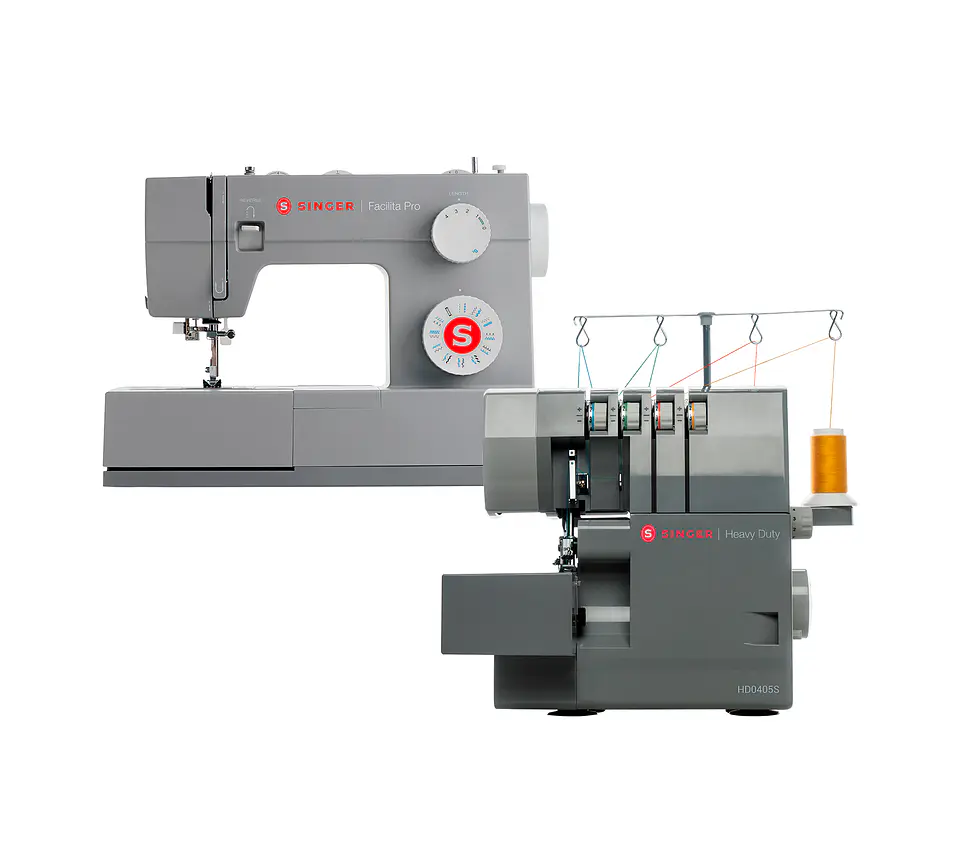 COMBO SINGER HEAVY DUTY FACILITA PRO 4423 + OVERLOCK HD0405S 5