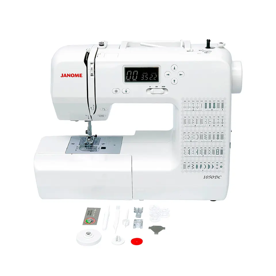 PACK JANOME MAQUINA DE COSER 1050DC + MAQUINA OVERLOCK 8002D 6