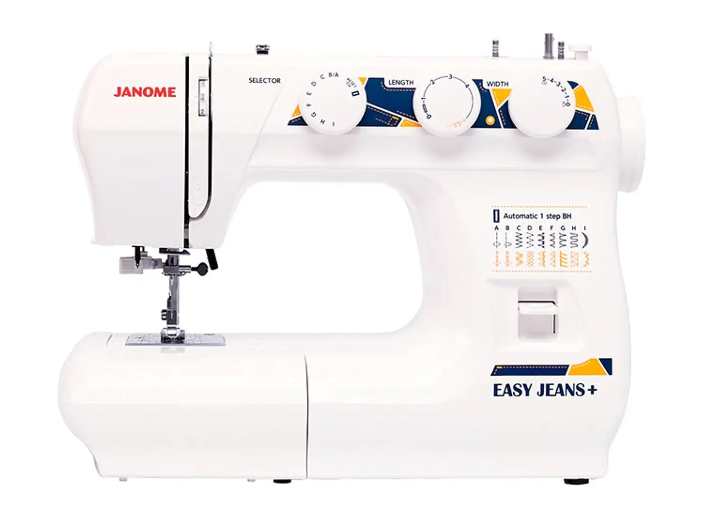 COMBO JANOME MAQUINA DE COSER EASY JEANS PLUS + OVERLOCK 8002D 5