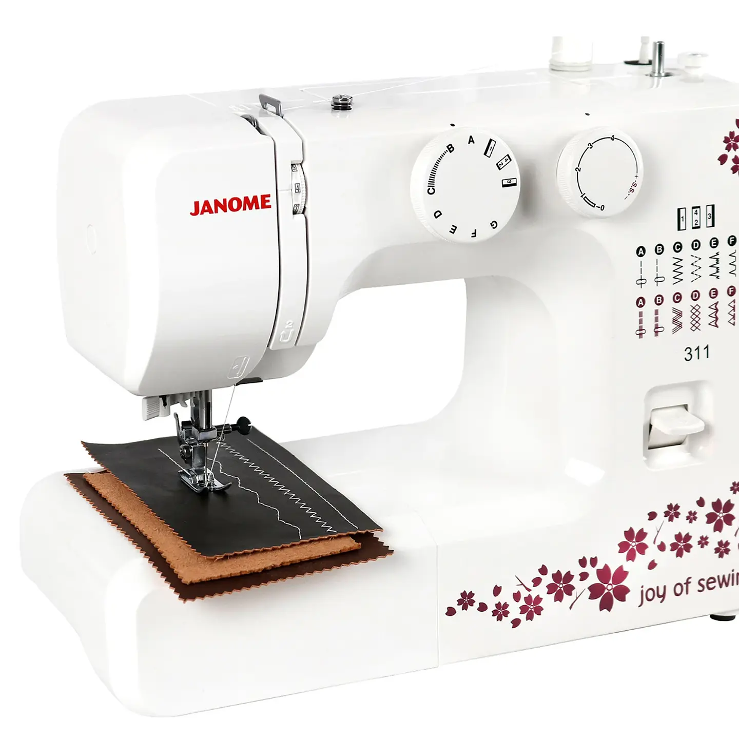 COMBO JANOME MAQUINA DE COSER 311 + OVERLOCK 8002D 6