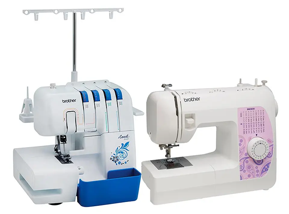 COMBO BROTHER OVERLOCK 3534 + MAQUINA DE COSER BM3850 2